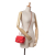 Chanel B Chanel Red Lambskin Leather Leather Mini Square Classic Lambskin Pearl Crush Single Flap Italy