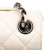 Chanel B Chanel White Ivory Calf Leather Mini Square Classic Crumpled skin Single Flap Italy