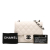 Chanel B Chanel White Ivory Calf Leather Mini Square Classic Crumpled skin Single Flap Italy