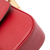 Prada B Prada Red Saffiano Leather Lux Embleme Satchel Italy