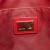 Fendi B Fendi Brown Beige with Red Canvas Fabric Zucchino Tote Italy