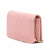 Chanel Boy Caviar Leather Quilted Wallet on Chain Crossbody Pink
