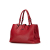 Bottega Veneta B Bottega Veneta Red Nappa Leather Leather Medium Nappa Intrecciato Roma Tote Italy