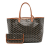 Goyard AB Goyard Black Coated Canvas Fabric Goyardine Saint Louis PM France