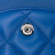 Chanel Classic Double Flap Jumbo Lambskin Leather Matelassè Handbag Blue