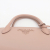 Prada Monochrome Saffiano Leather Tote Handbag Beige Pink