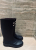 Chanel Black Caoutchouc CC Logo Rubber RainBoots 37