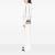 Fendi B Fendi Silver Calf Leather Small Scalloped Metallic skin Studded Pearl Kan I Crossbody Italy