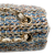 Chanel Classic Double Flap Medium Tweed Shoulder Bag Multicolor