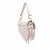 Christian Dior Saddle Grained Calfskin Leather No Strap Handbag White