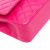 Chanel Classic Double Flap Medium Lambskin Leather Matelassè Shoulder Bag Pink
