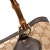 Gucci B Gucci Brown Beige Canvas Fabric Medium GG Bamboo Diana Tote Italy