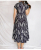 Giambattista Valli Navy blue smmer dress