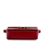 Celine Triomphe Teen Shiny Calfskin Leather Flap Crossbody Red