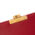 Celine Triomphe Teen Shiny Calfskin Leather Flap Crossbody Red