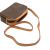 Celine B Celine Brown Coated Canvas Fabric Macadam Crossbody Italy