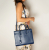 Saint Laurent Sac De Jour Small Leather Tote Handbag Blue