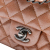 Chanel Pink Mini Rectangular Classic Metallic Caviar Single Flap France