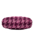 Chanel B Chanel Purple Magenta Tweed Fabric CC Houndstooth Clutch On Chain Italy