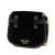 Prada AB Prada Black Velour Fabric Impuntu Velluto Corsaire Crossbody Italy