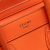 Celine B Celine Orange Dark Orange Calf Leather Nano Luggage Tote Italy