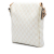Gucci AB Gucci White Ivory Coated Canvas Fabric GG Supreme Crossbody Italy