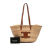 Celine B Celine Brown Beige Raffia Natural Material Large Cuir Triomphe Classic Panier Tote Morocco