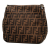 Fendi B Fendi Brown Canvas Fabric Small Zucca Artic Crossbody Italy
