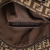 Fendi B Fendi Brown Canvas Fabric Zucchino Tote Italy