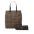 Fendi B Fendi Brown Canvas Fabric Zucchino Tote Italy