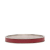 Hermès B Hermès Red with Silver Calf Leather Palladium Plated Kelly H Lock Bangle France