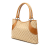 Gucci AB Gucci Brown Beige Canvas Fabric GG Tote Italy