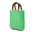 Fendi AB Fendi Green Light Green Calf Leather Mini Zucca Embossed Sunshine Shopper Tote Italy