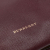 Burberry Red Burgundy Calf Leather Small Grainy skin and House Check Canvas Bingley Crossbody Italy