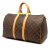 Louis Vuitton B Louis Vuitton Brown Monogram Canvas Fabric Monogram Keepall 45 France