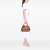 Gucci B Gucci Brown Beige with Red Canvas Fabric Medium GG Sukey Tote Italy