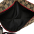Gucci B Gucci Brown Beige with Red Canvas Fabric GG Web Double Pocket Belt Bag Italy