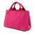 Prada B Prada Pink Hot Pink Canvas Fabric Small Canapa Logo Satchel Turkey