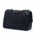 Chanel Classic Double Flap Jumbo Lambskin Leather Matelassè Handbag Blue
