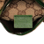 Gucci B Gucci Brown Beige with Green Canvas Fabric GG Web Double Pocket Belt Bag Italy