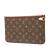 Louis Vuitton AB Louis Vuitton Brown Monogram Canvas Fabric Monogram Neverfull Pouch Spain
