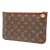 Louis Vuitton AB Louis Vuitton Brown Monogram Canvas Fabric Monogram Neverfull Pouch Spain