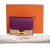 Hermès AB Hermès Purple Violet Calf Leather Mini Evercolor Constance 18 France