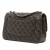 Chanel Classic Double Flap Jumbo Lambskin Leather Matelassè Handbag Grey
