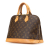 Louis Vuitton B Louis Vuitton Brown Monogram Canvas Fabric Monogram Alma PM France