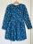 Petit Bateau Robe bleue fleurie