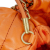 Chanel 22 Mini Leather Bucket Crossbody Orange