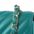 Chanel Classic Single Flap Mini Lambskin Leather Chevron Shoulder Bag Green