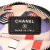 Chanel AB Chanel Black Calf Leather CC Grained skin Zip Pouch Italy