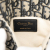Christian Dior AB Dior Blue Canvas Fabric Oblique Saddle Belt Bag Italy